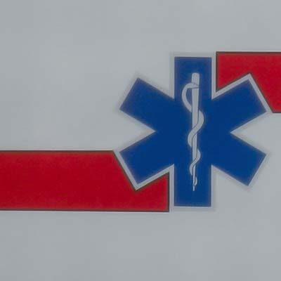 ambulance closeup